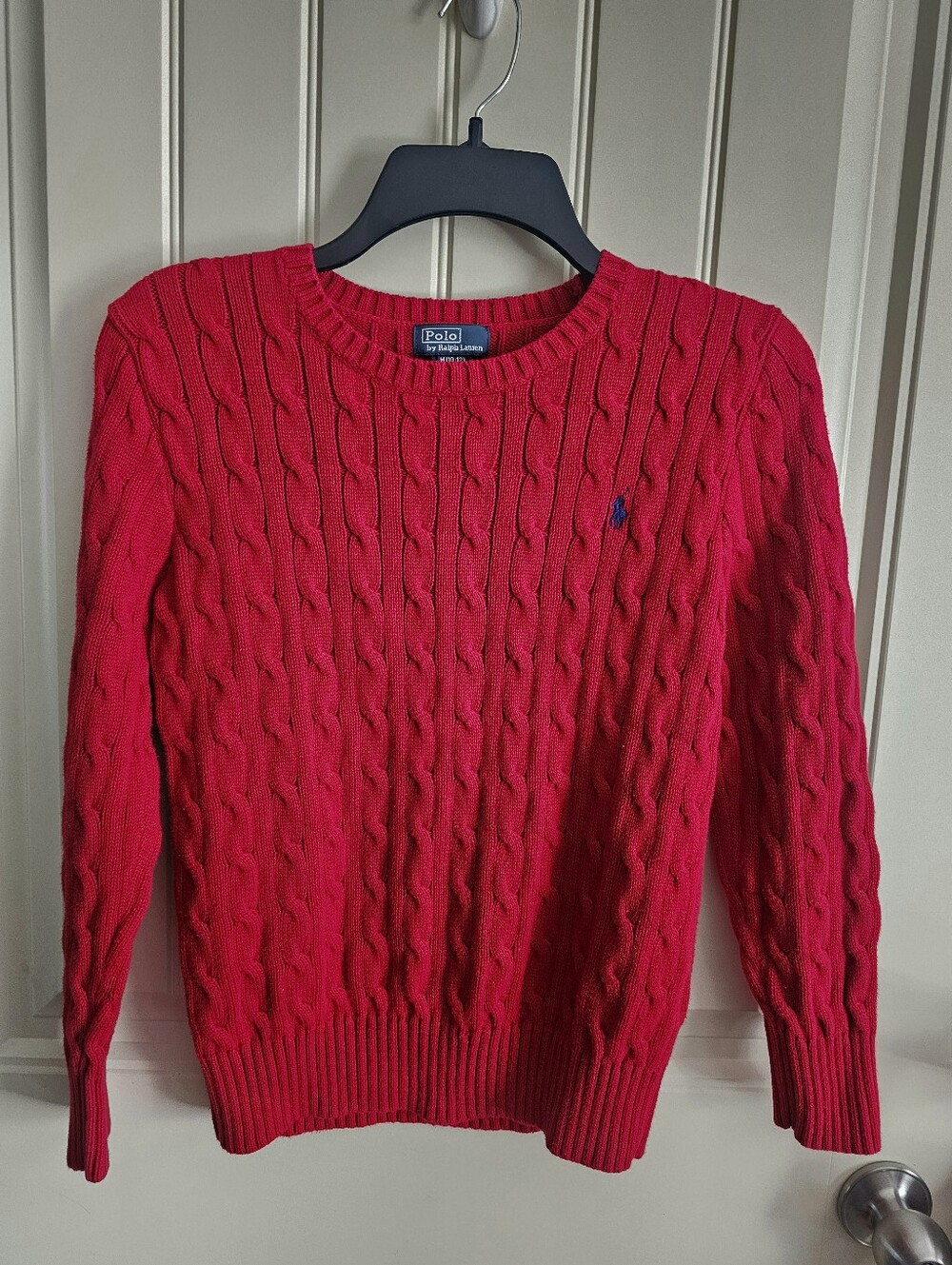 Boy's Polo Ralph Lauren Cotton Sweater 10/12 Like New